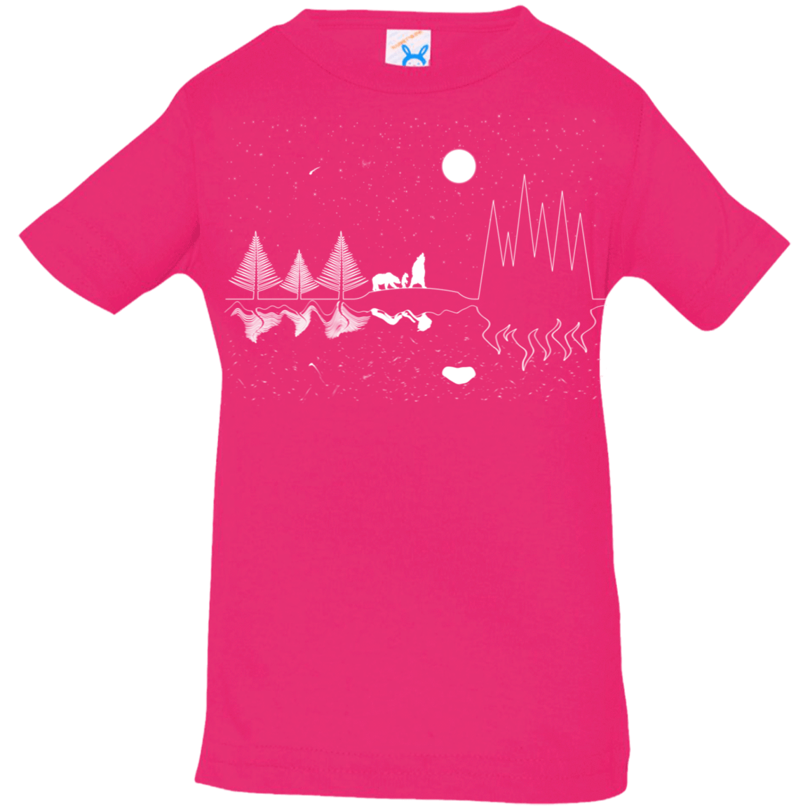 T-Shirts Hot Pink / 6 Months Moonlit Travels Infant Premium T-Shirt