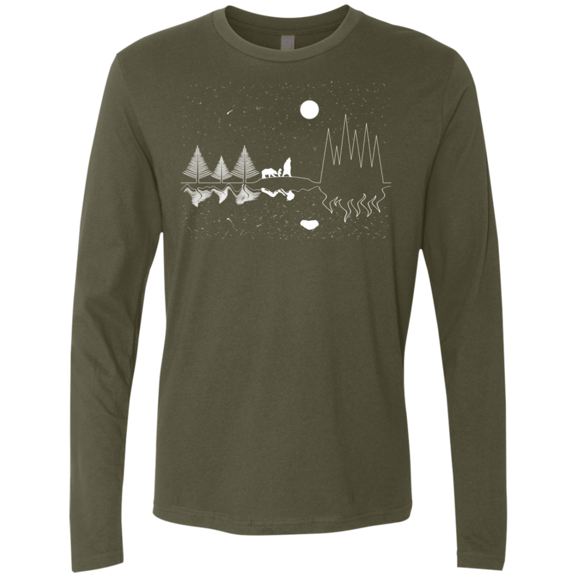 Moonlit Travels Men's Premium Long Sleeve
