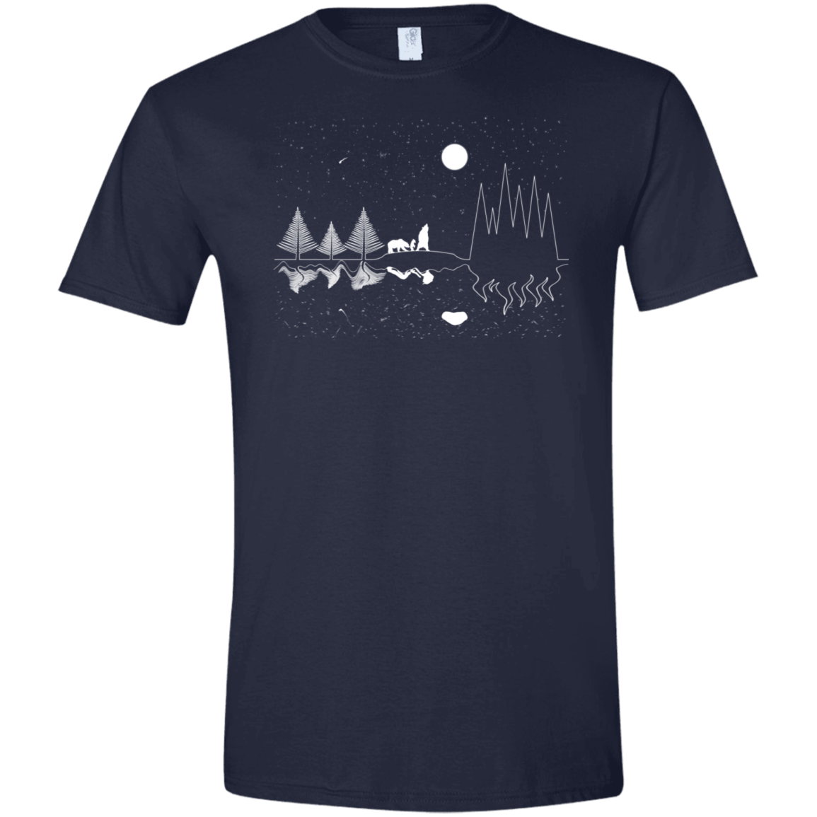 Moonlit Travels Men's Semi-Fitted Softstyle