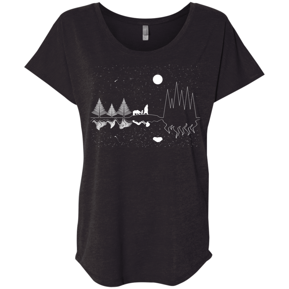 Moonlit Travels Triblend Dolman Sleeve