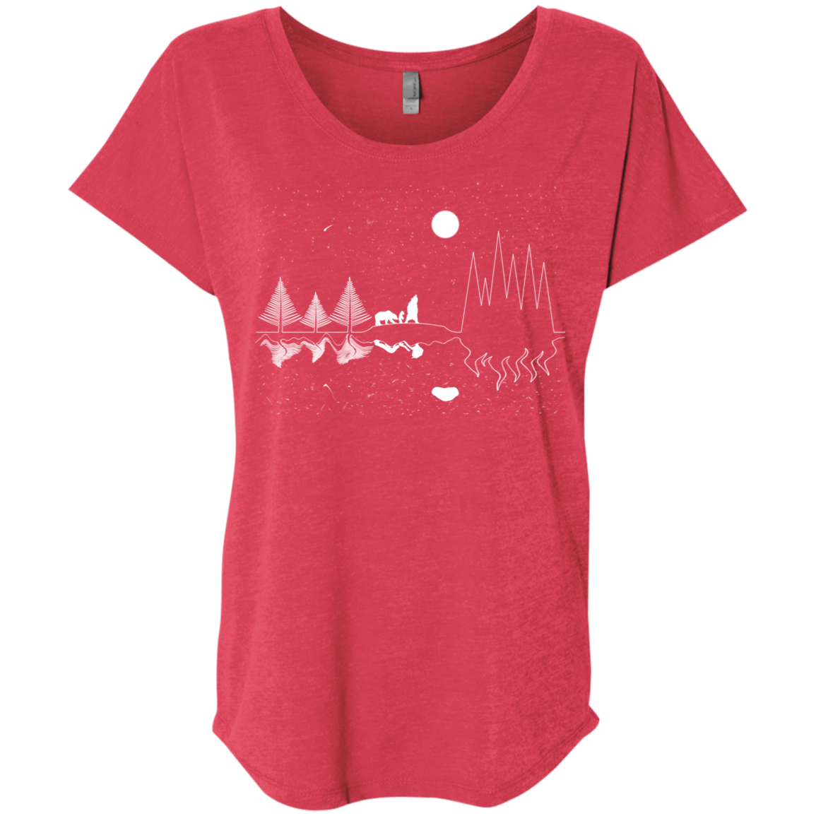 Moonlit Travels Triblend Dolman Sleeve