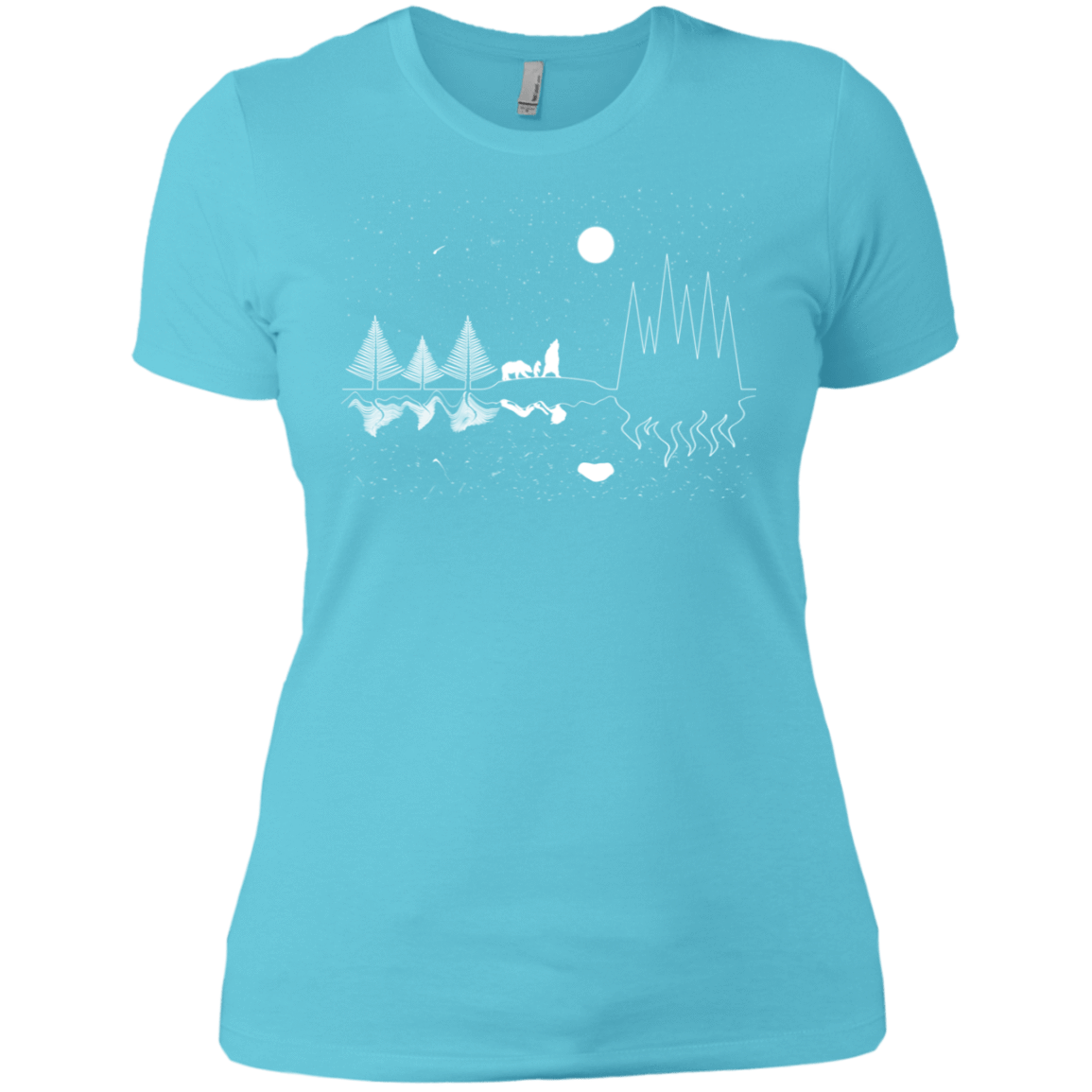 T-Shirts Cancun / X-Small Moonlit Travels Women's Premium T-Shirt