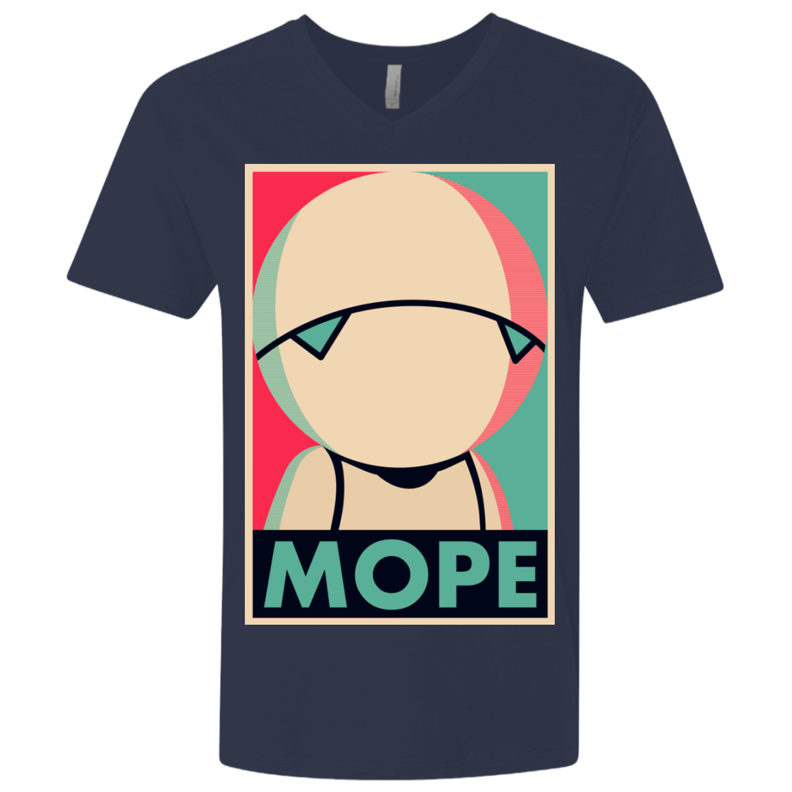 T-Shirts Midnight Navy / X-Small Mope Around Men's Premium V-Neck