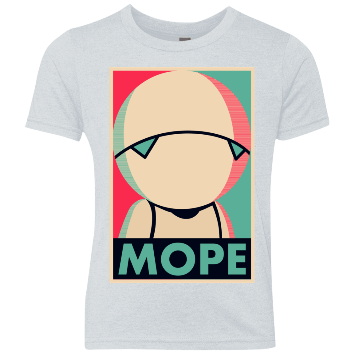 T-Shirts Heather White / YXS Mope Around Youth Triblend T-Shirt