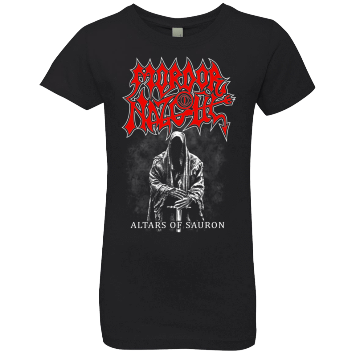 T-Shirts Black / YXS Mordor Nazgul Girls Premium T-Shirt