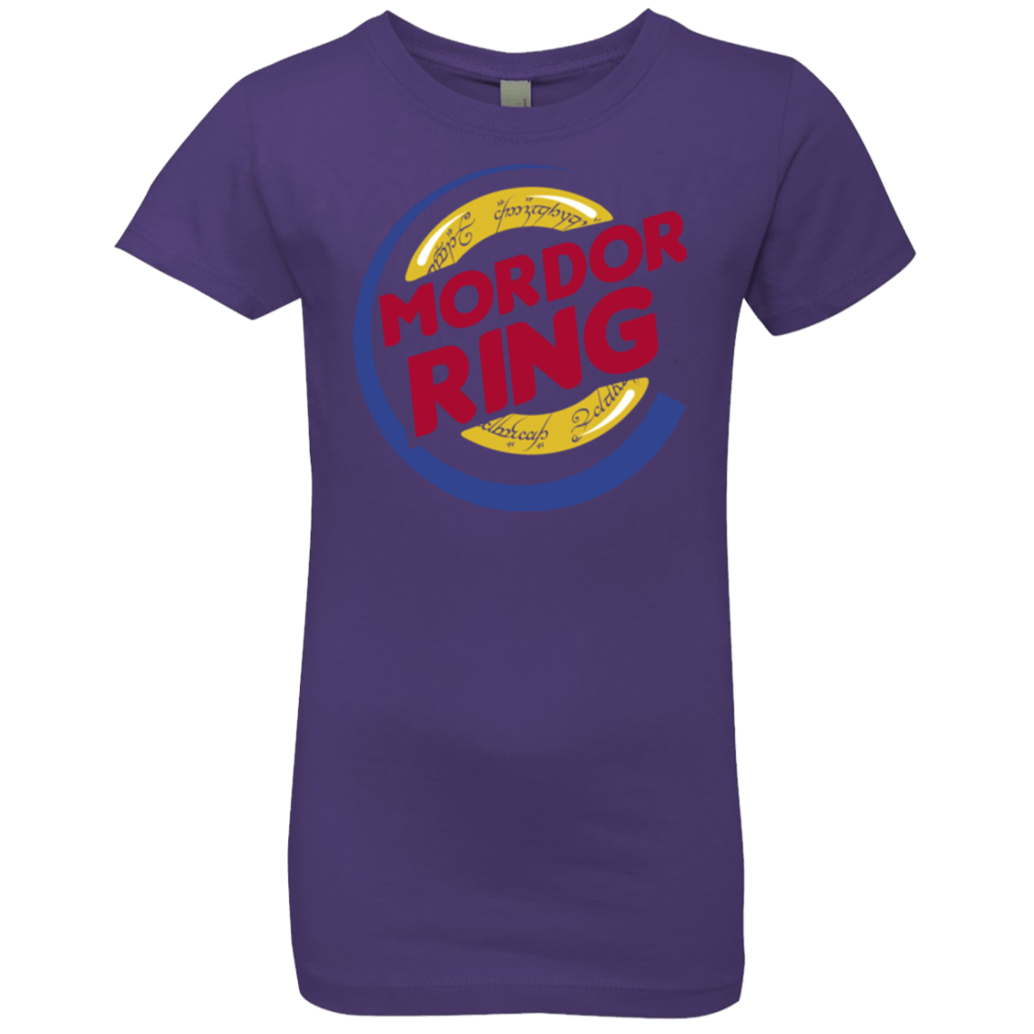 T-Shirts Purple Rush / YXS Mordor Ring Girls Premium T-Shirt