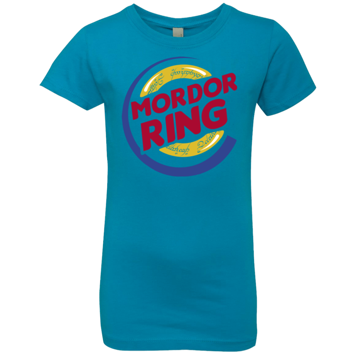 T-Shirts Turquoise / YXS Mordor Ring Girls Premium T-Shirt