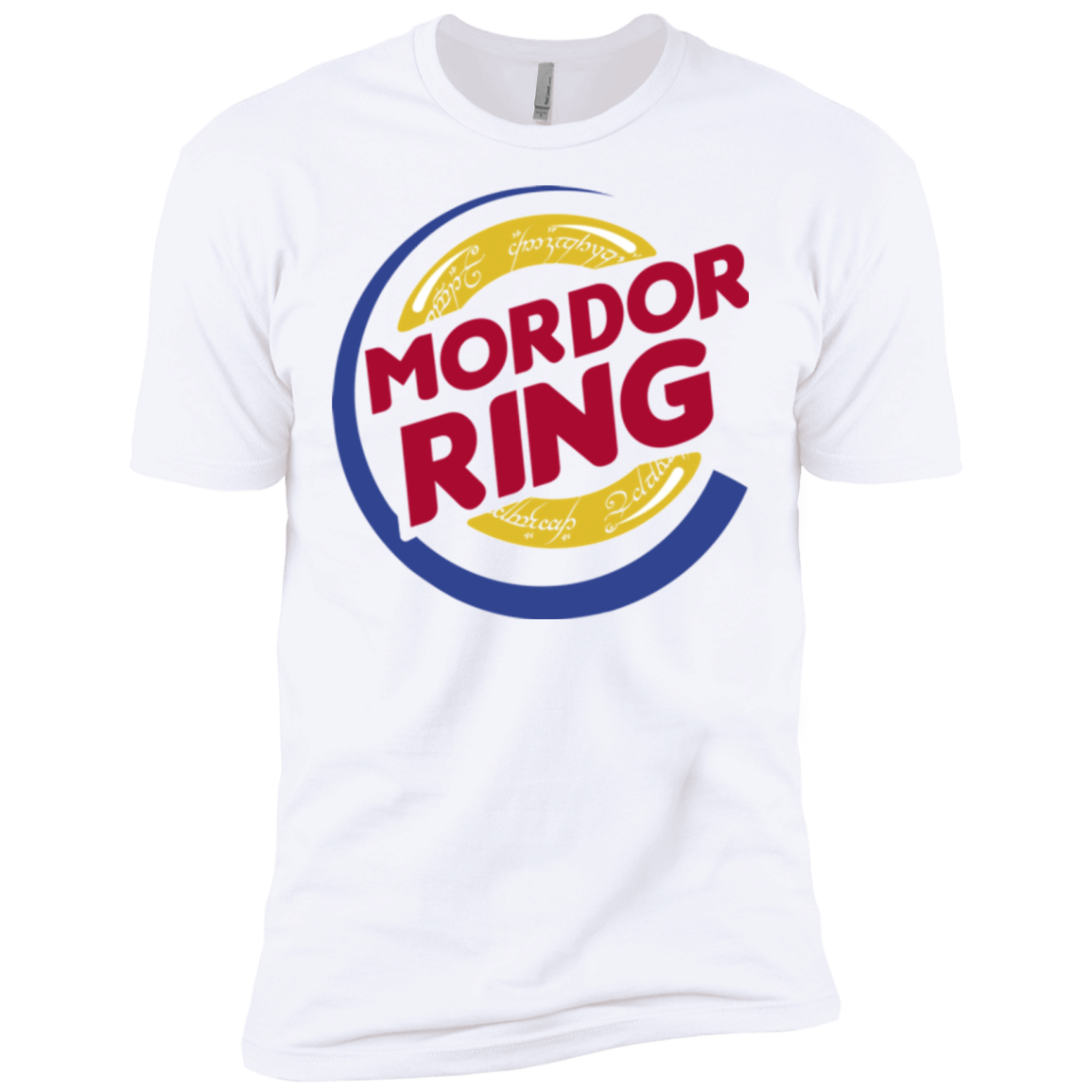 T-Shirts White / X-Small Mordor Ring Men's Premium T-Shirt