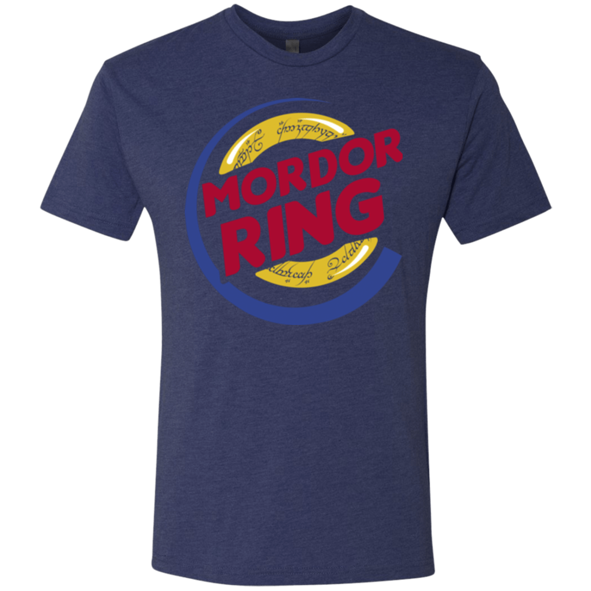 T-Shirts Vintage Navy / Small Mordor Ring Men's Triblend T-Shirt
