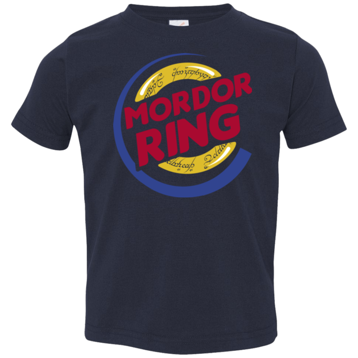 T-Shirts Navy / 2T Mordor Ring Toddler Premium T-Shirt