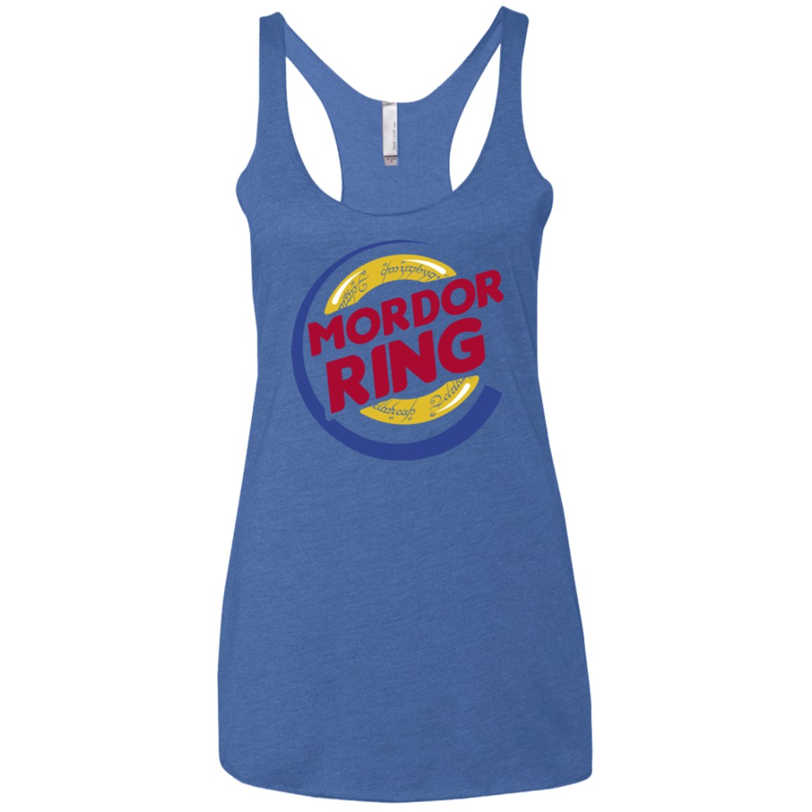 Mordor Ring Women's Triblend Racerback Tank