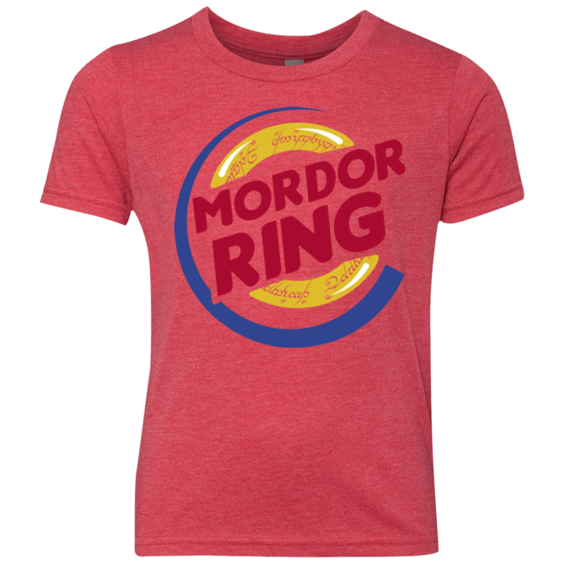 T-Shirts Vintage Red / YXS Mordor Ring Youth Triblend T-Shirt