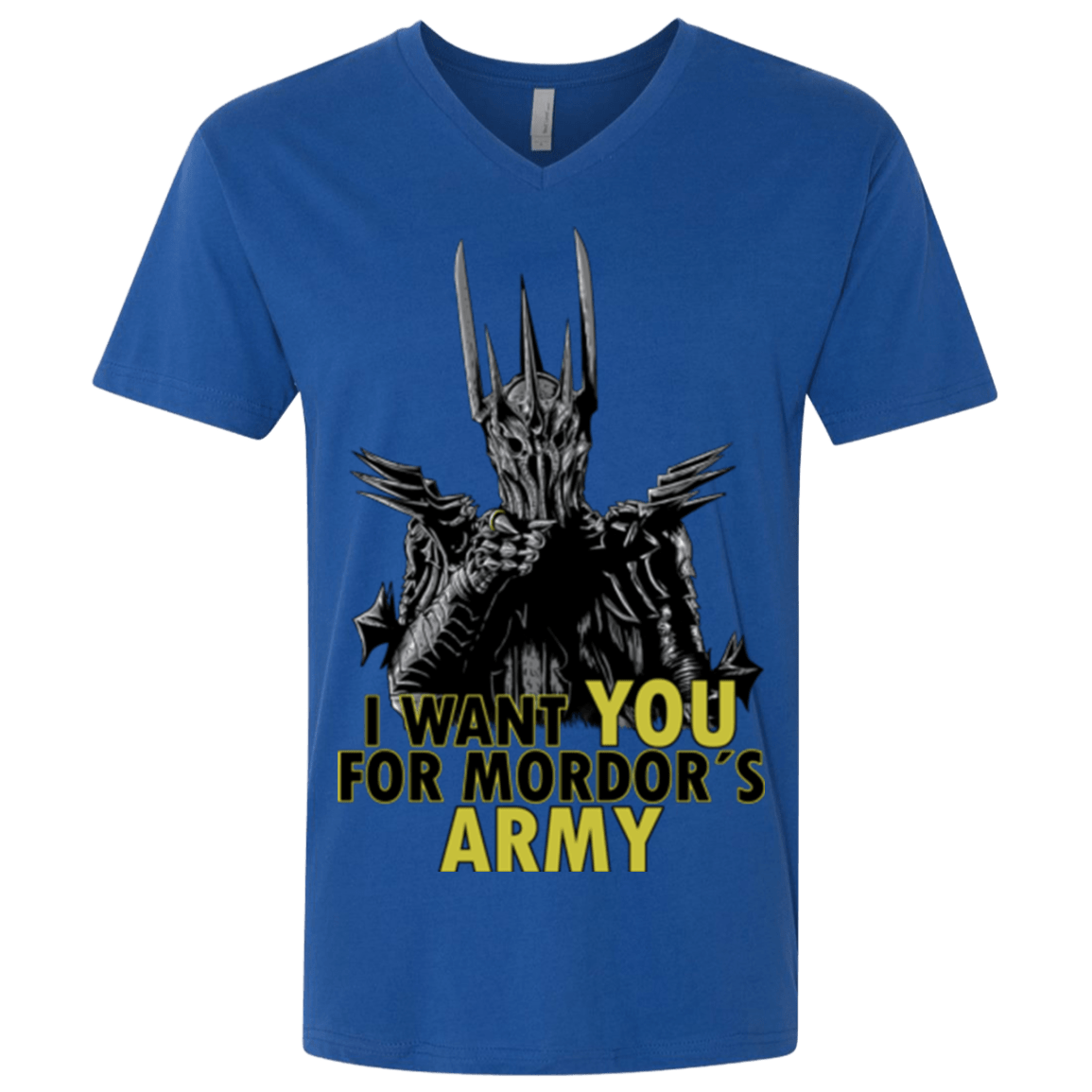 T-Shirts Royal / X-Small Mordors army Men's Premium V-Neck