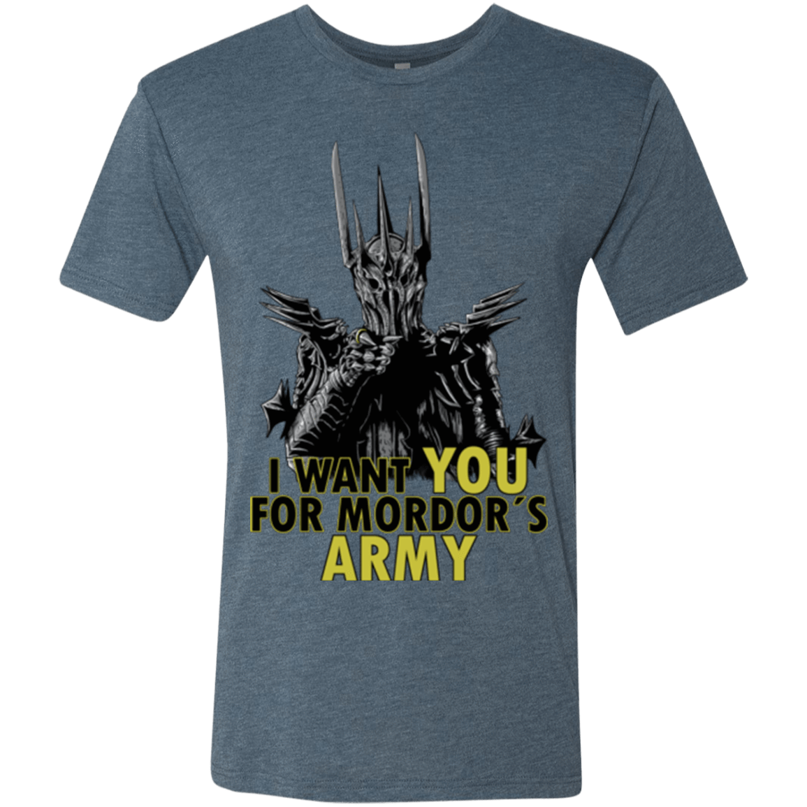 T-Shirts Indigo / Small Mordors army Men's Triblend T-Shirt