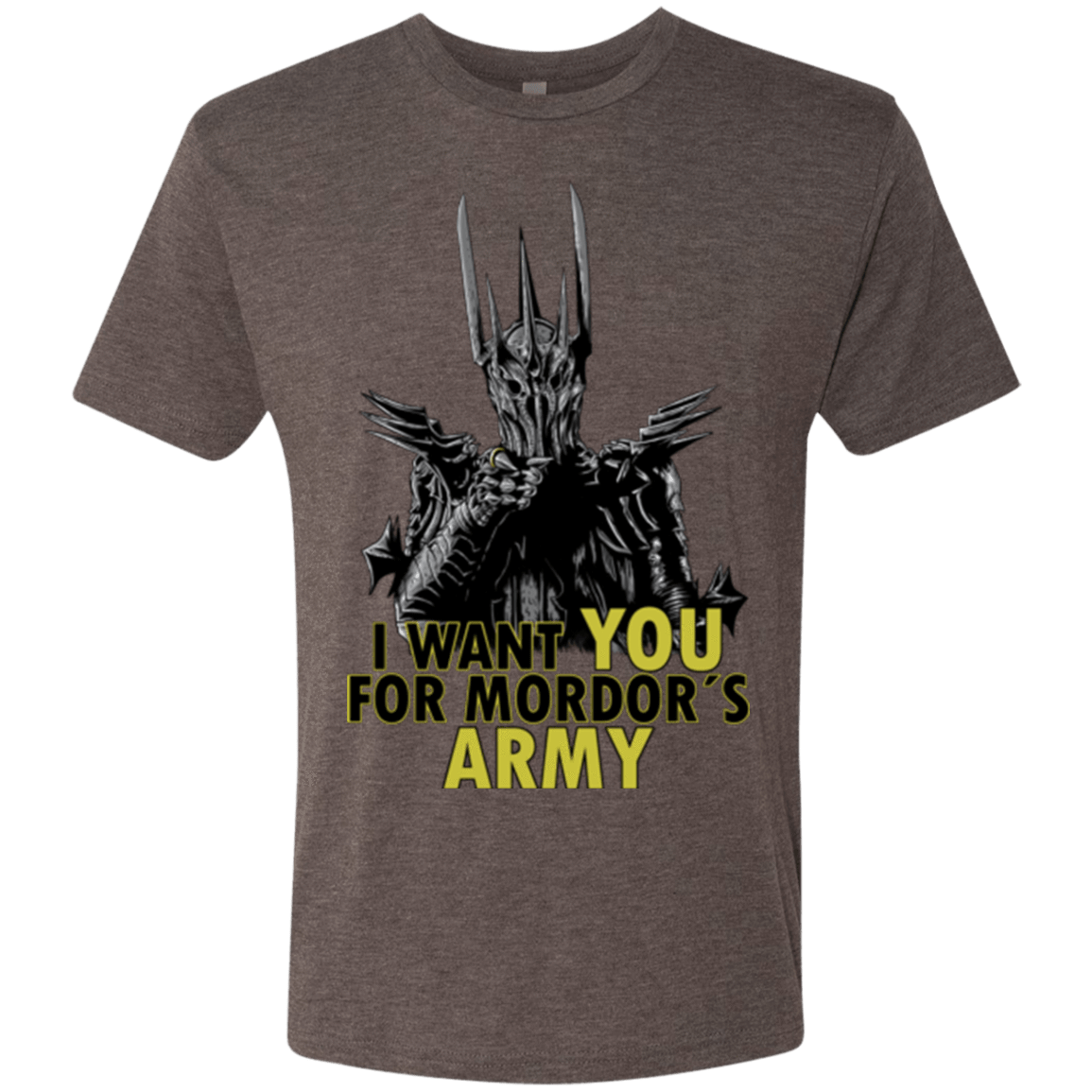 T-Shirts Macchiato / Small Mordors army Men's Triblend T-Shirt