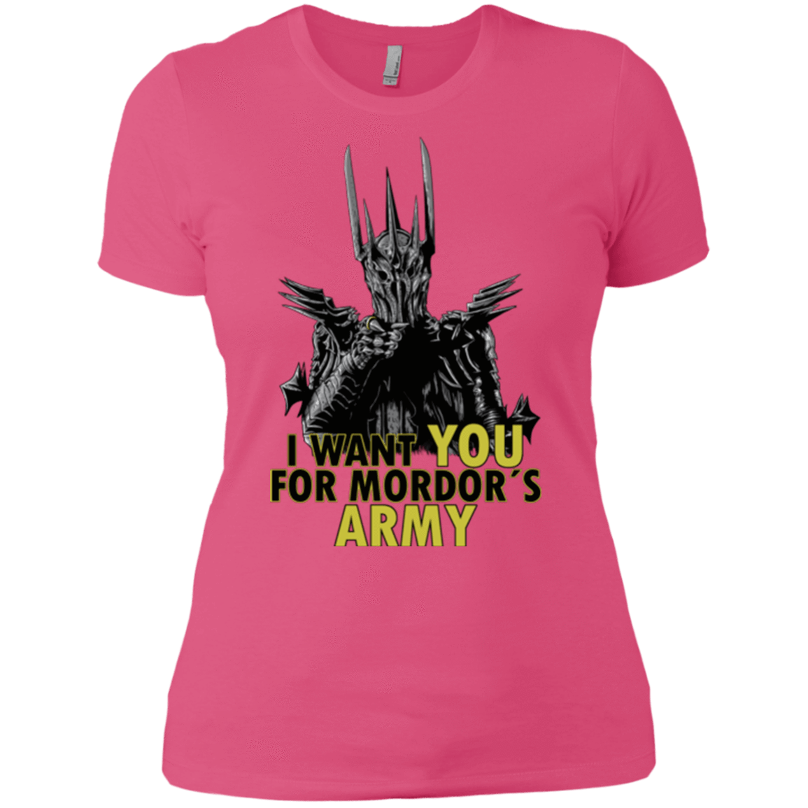 T-Shirts Hot Pink / X-Small Mordors army Women's Premium T-Shirt