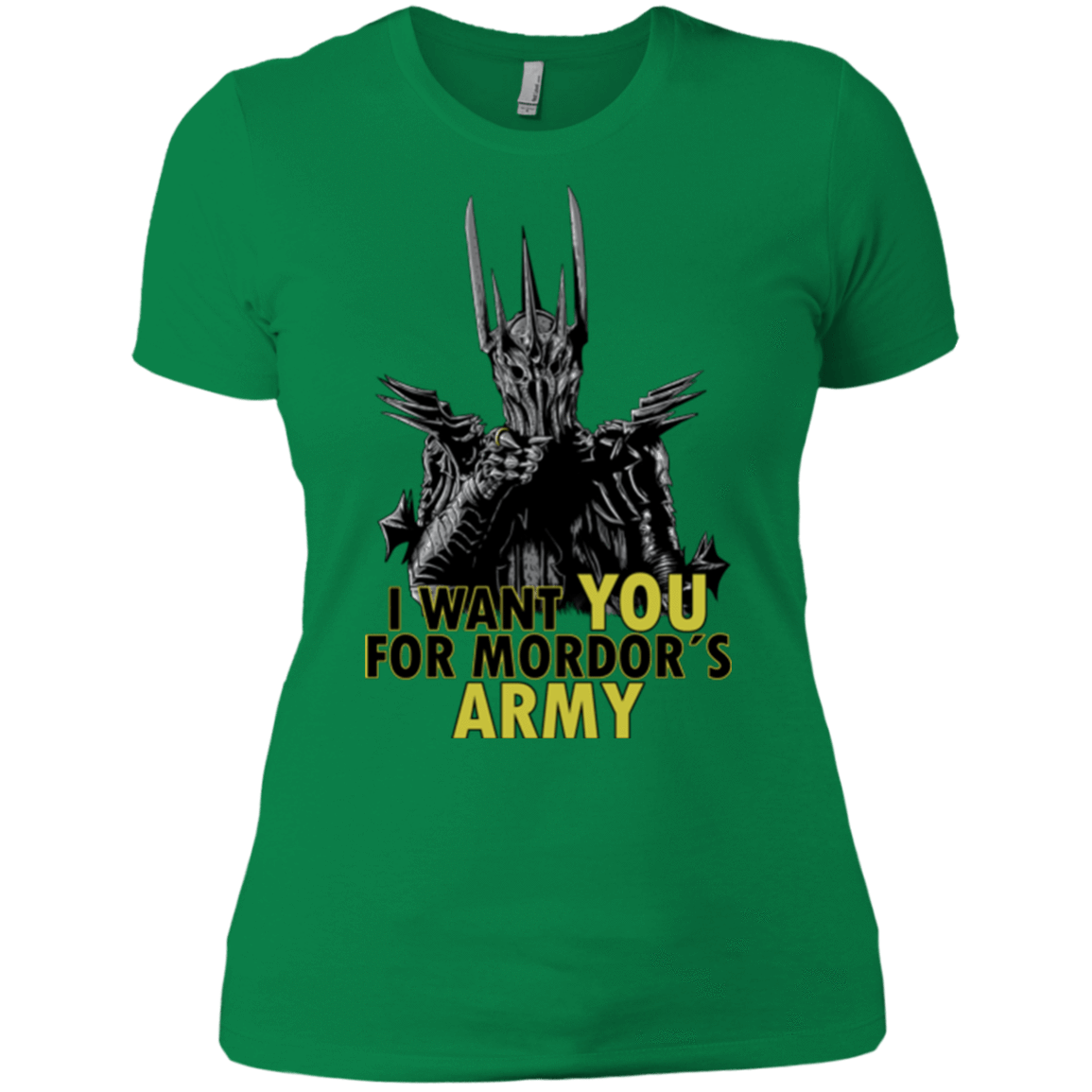 T-Shirts Kelly Green / X-Small Mordors army Women's Premium T-Shirt