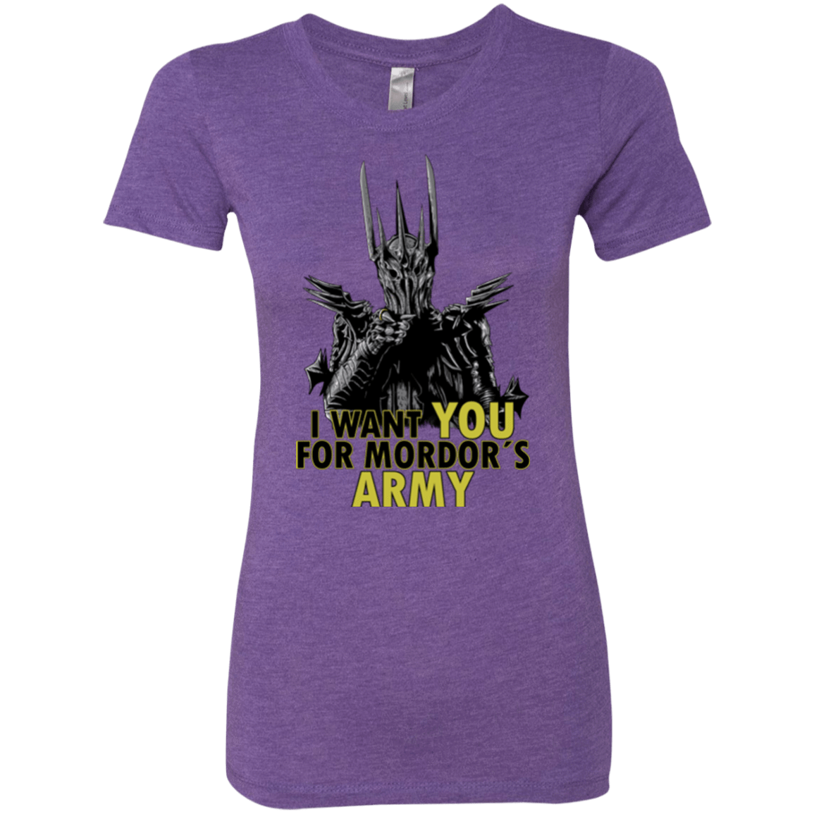 T-Shirts Purple Rush / Small Mordors army Women's Triblend T-Shirt