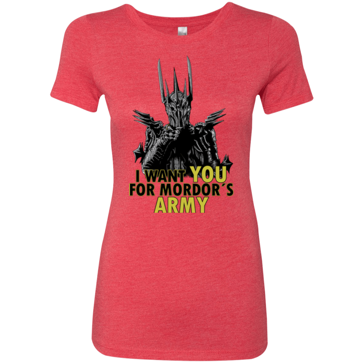 T-Shirts Vintage Red / Small Mordors army Women's Triblend T-Shirt