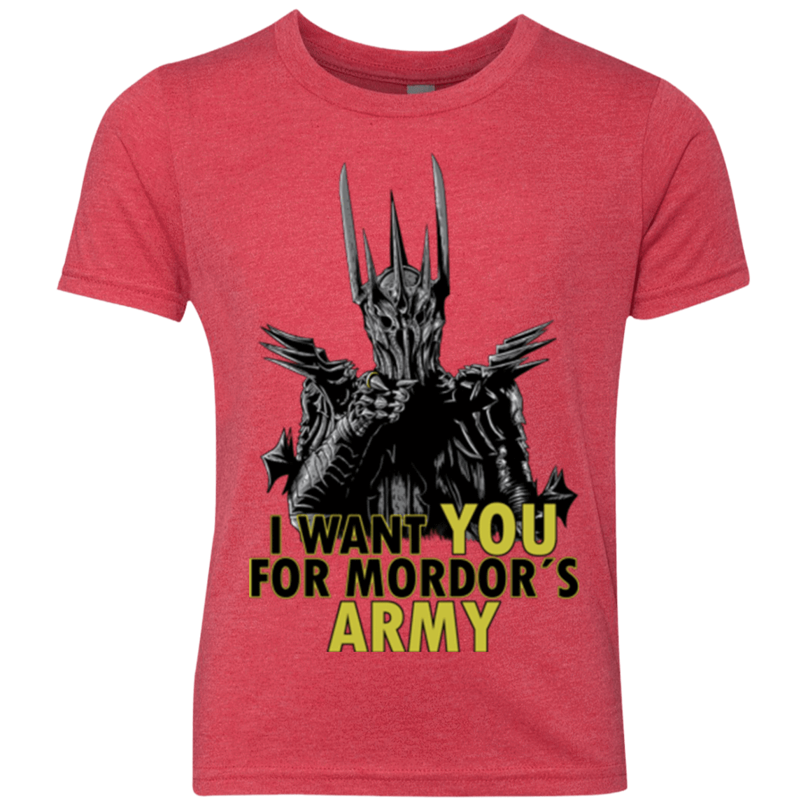T-Shirts Vintage Red / YXS Mordors army Youth Triblend T-Shirt