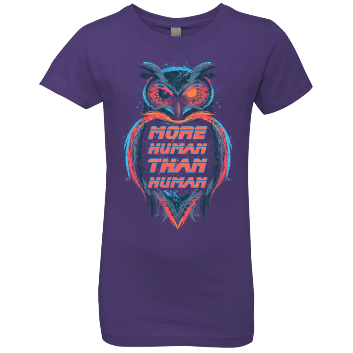 T-Shirts Purple Rush / YXS More Human than Human Girls Premium T-Shirt