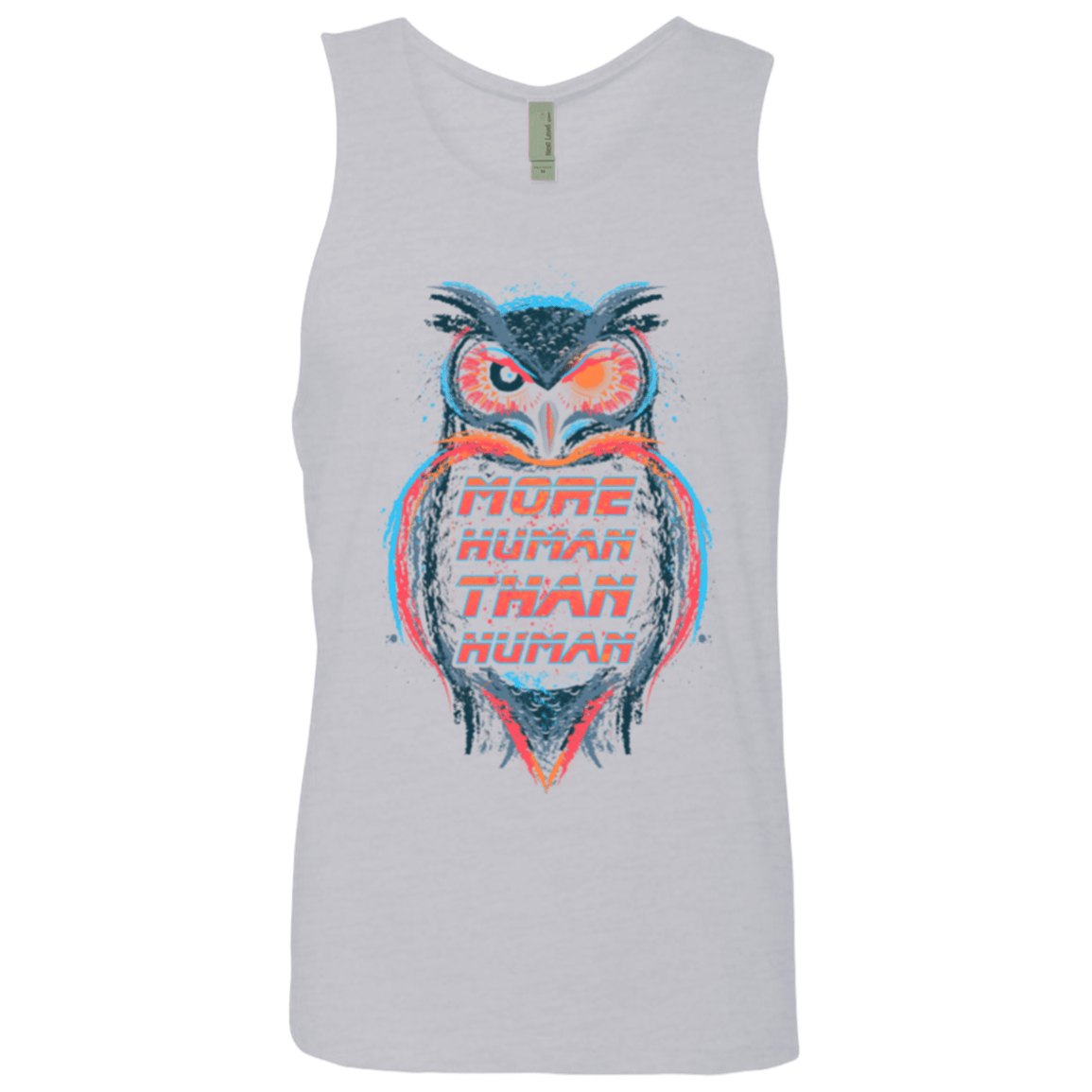 T-Shirts Heather Grey / Small More Human than Human Men's Premium Tank Top