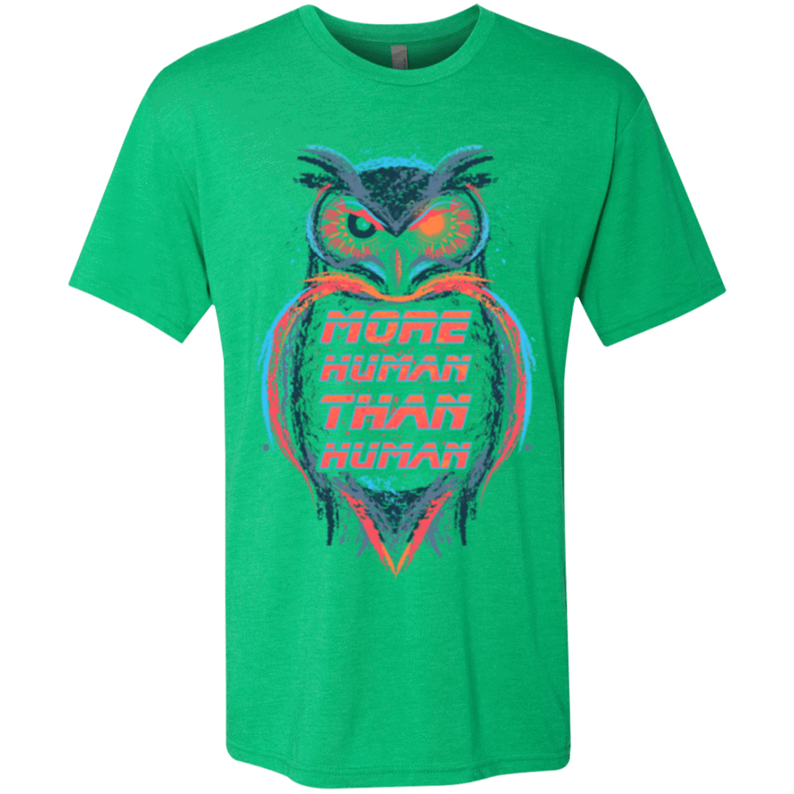 T-Shirts Envy / Small More Human than Human Men's Triblend T-Shirt