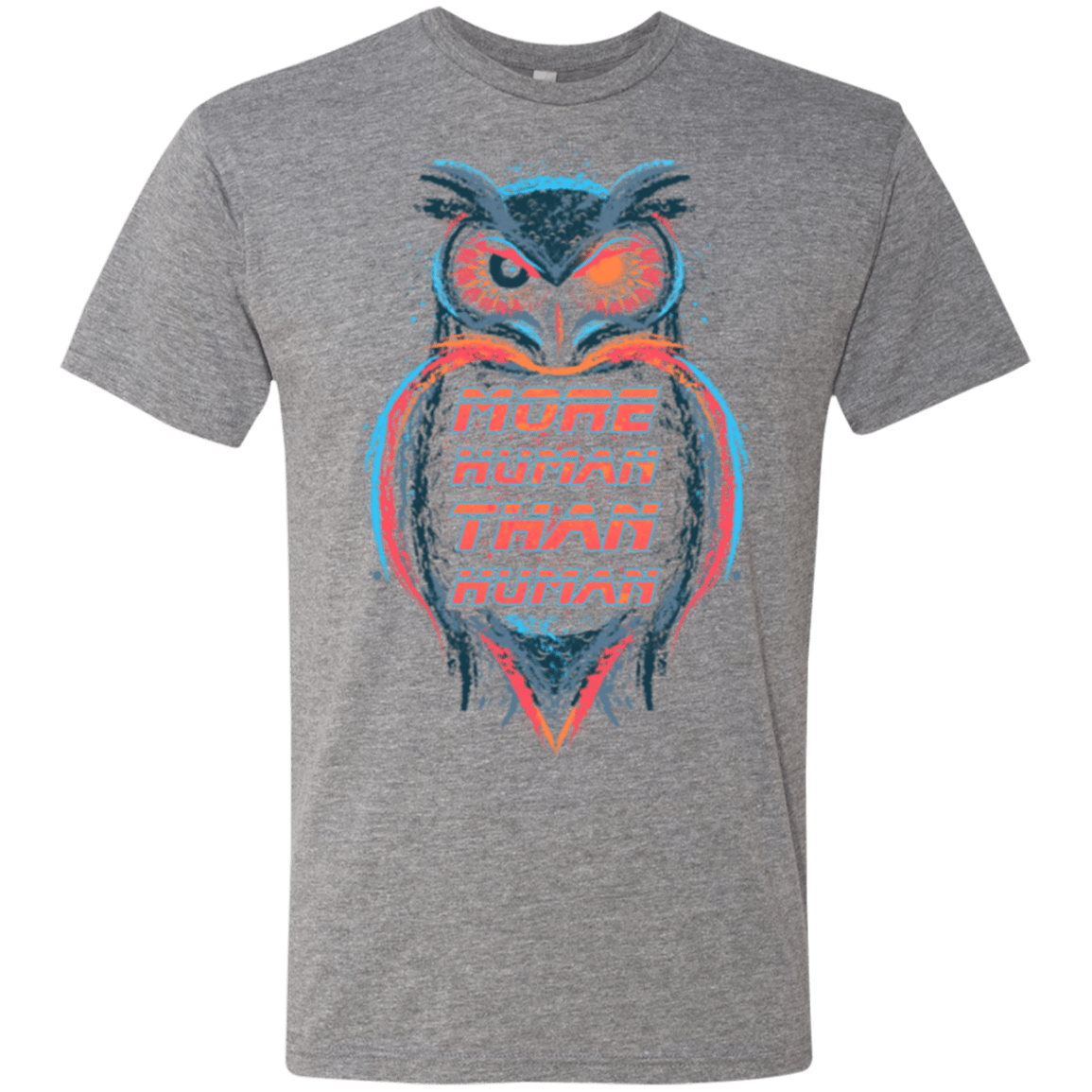 T-Shirts Premium Heather / Small More Human than Human Men's Triblend T-Shirt