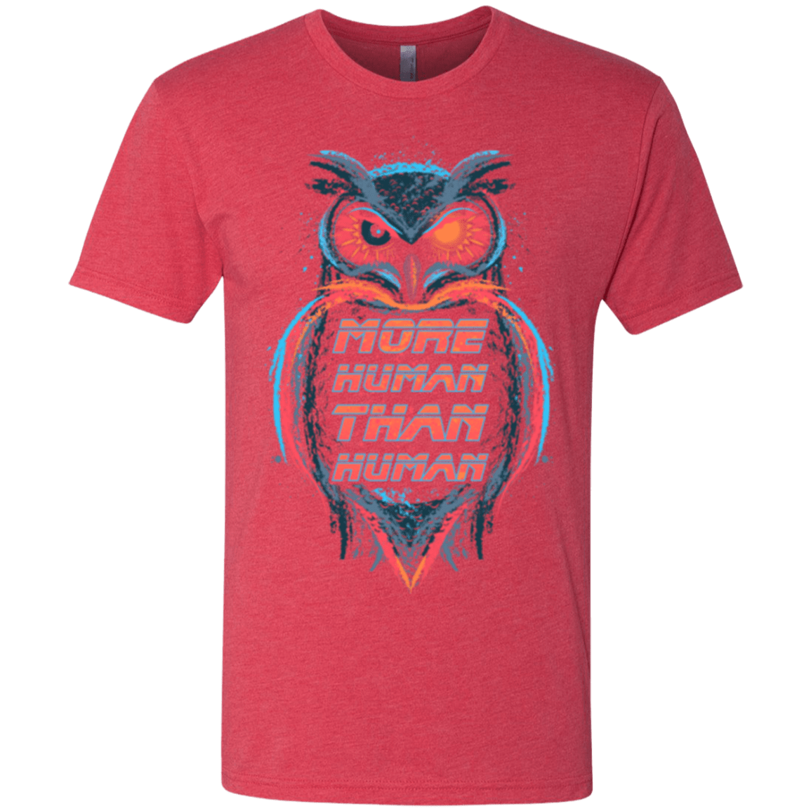 T-Shirts Vintage Red / Small More Human than Human Men's Triblend T-Shirt
