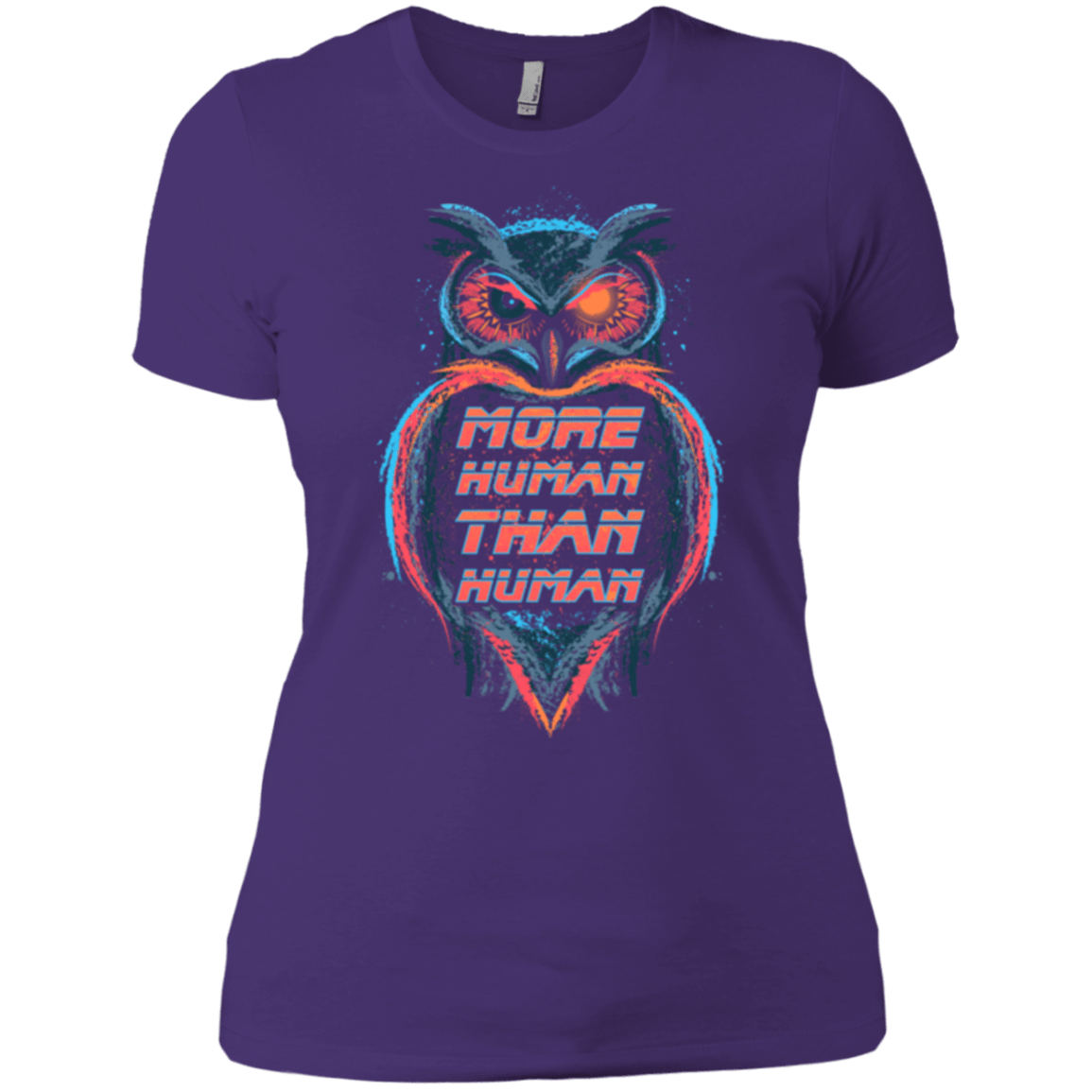 T-Shirts Purple / X-Small More Human than Human Women's Premium T-Shirt
