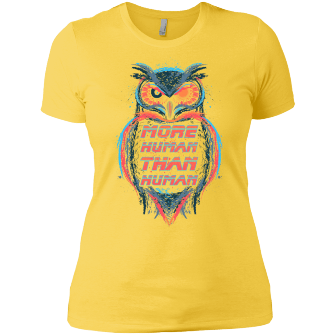 T-Shirts Vibrant Yellow / X-Small More Human than Human Women's Premium T-Shirt
