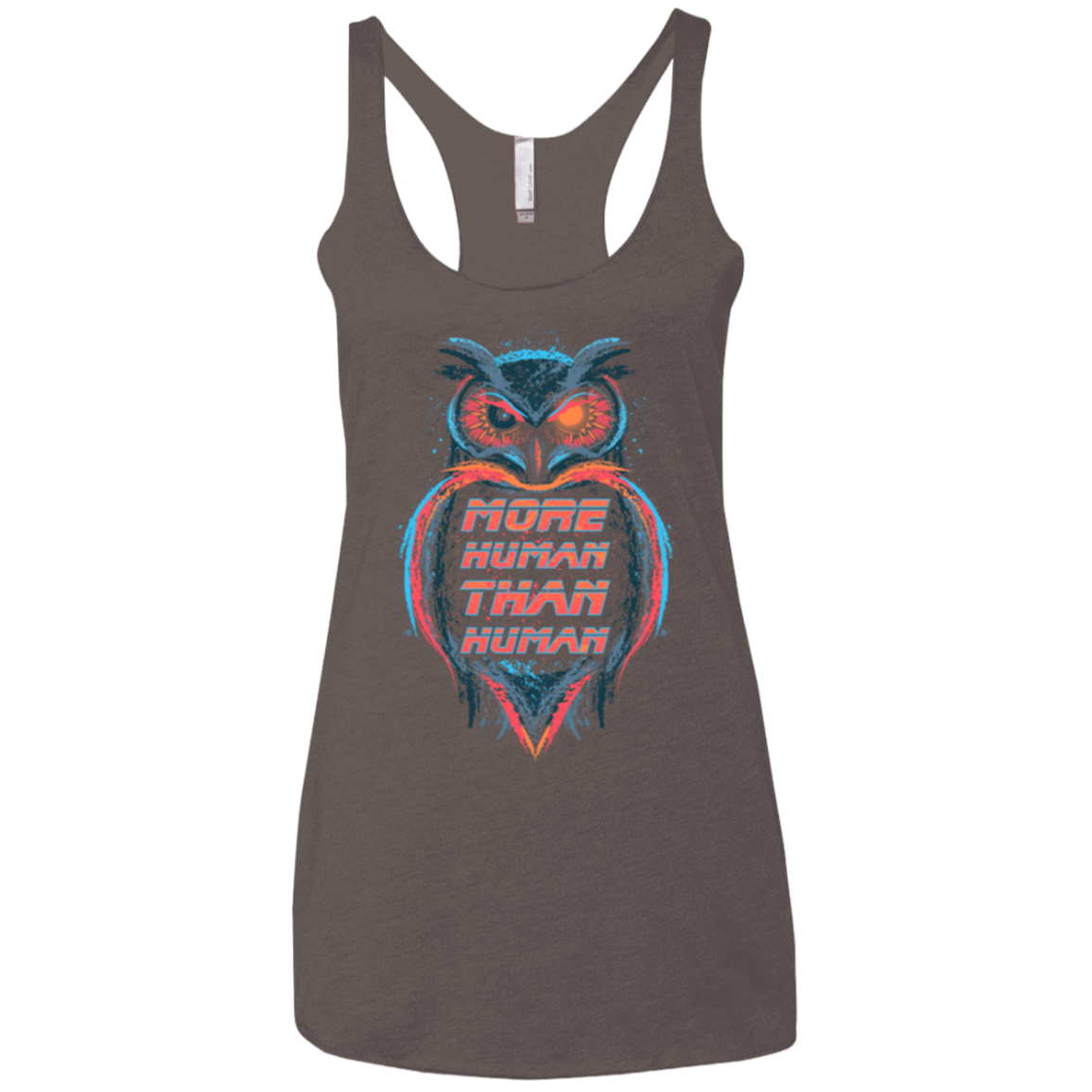 T-Shirts Macchiato / X-Small More Human than Human Women's Triblend Racerback Tank