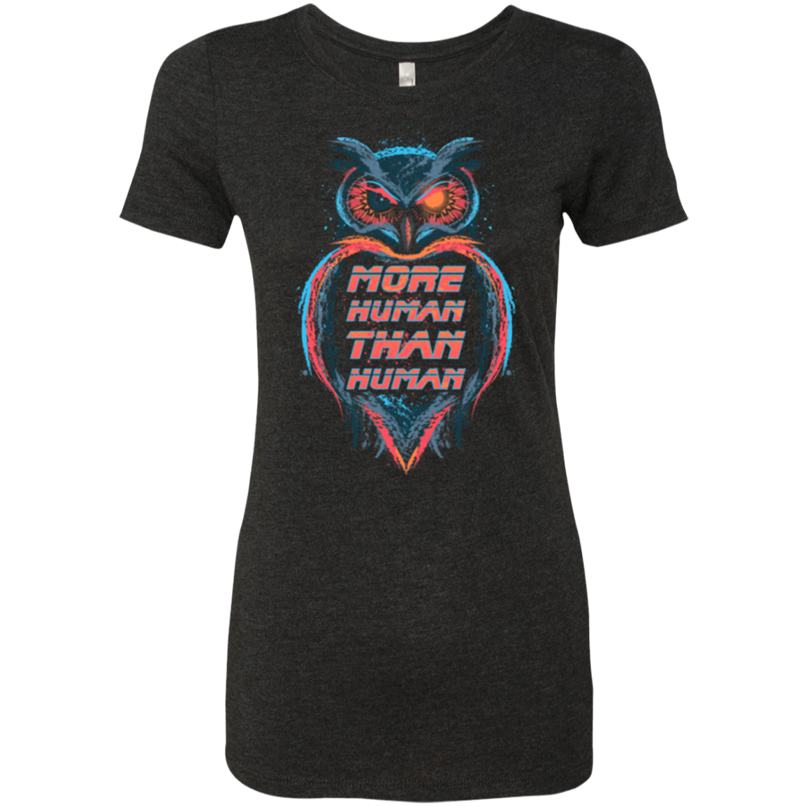 T-Shirts Vintage Black / Small More Human than Human Women's Triblend T-Shirt