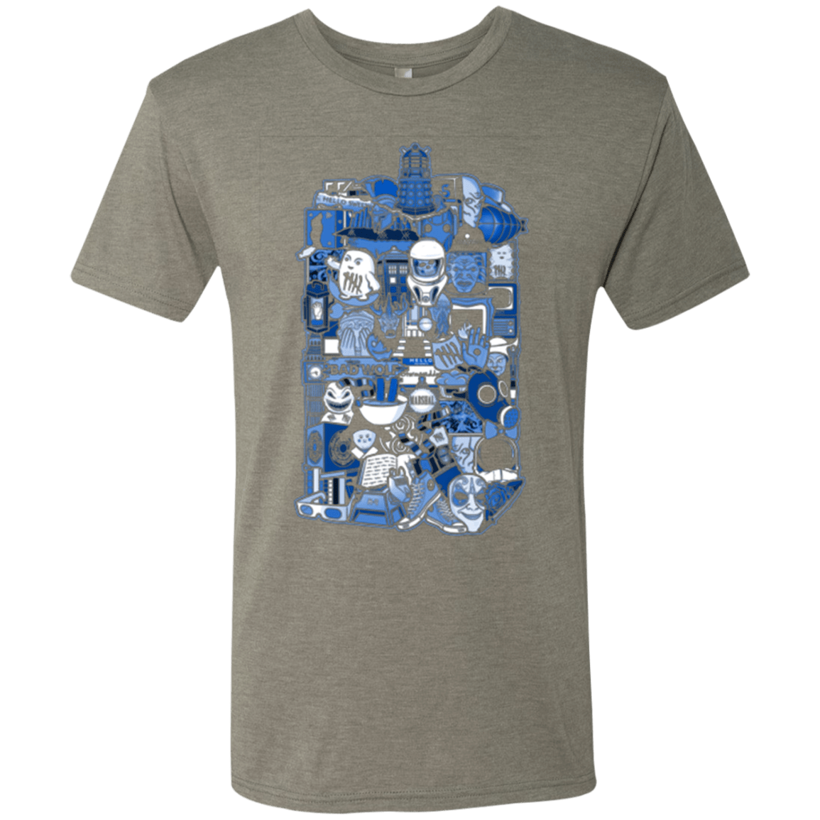 T-Shirts Venetian Grey / Small More On The Inside Men's Triblend T-Shirt