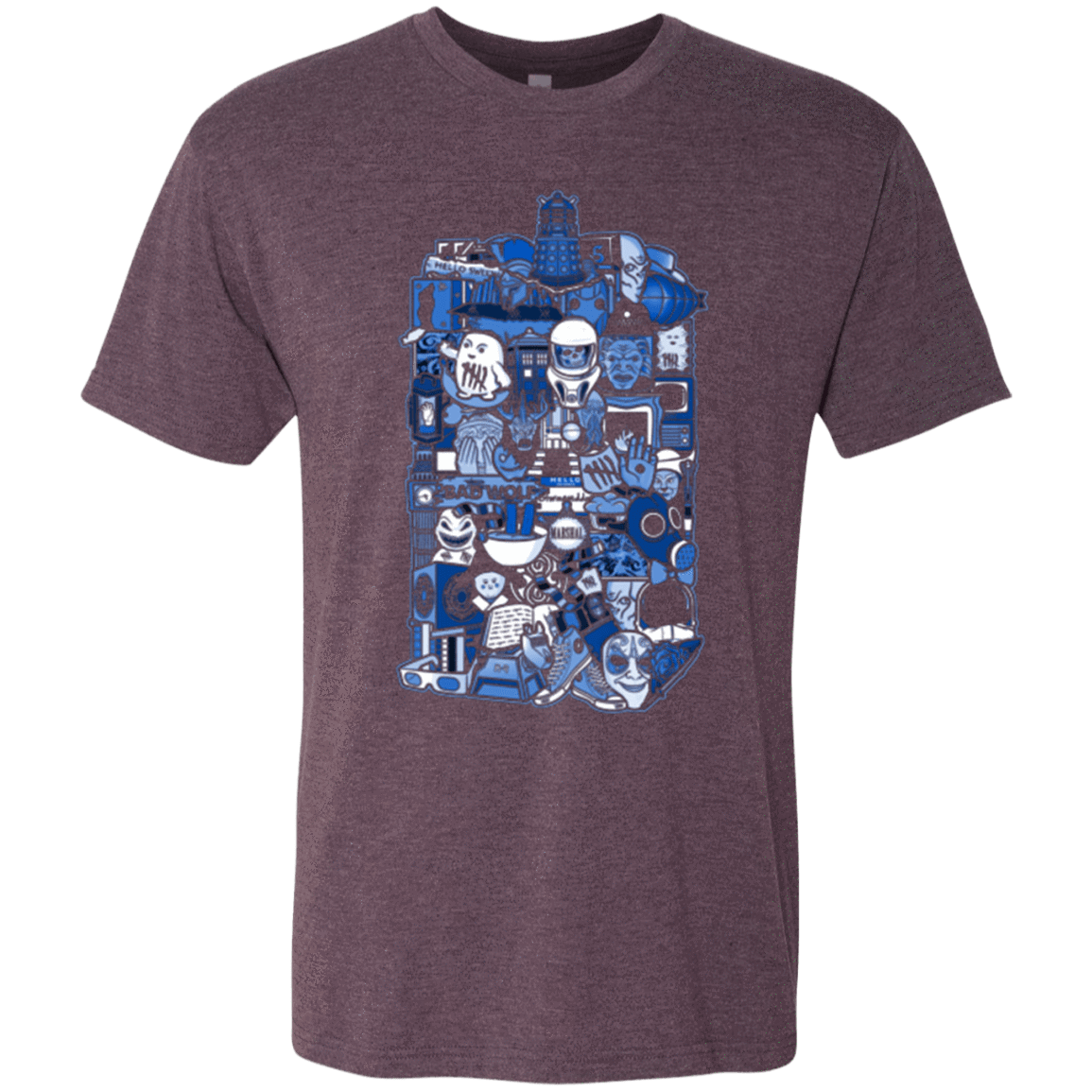 T-Shirts Vintage Purple / Small More On The Inside Men's Triblend T-Shirt