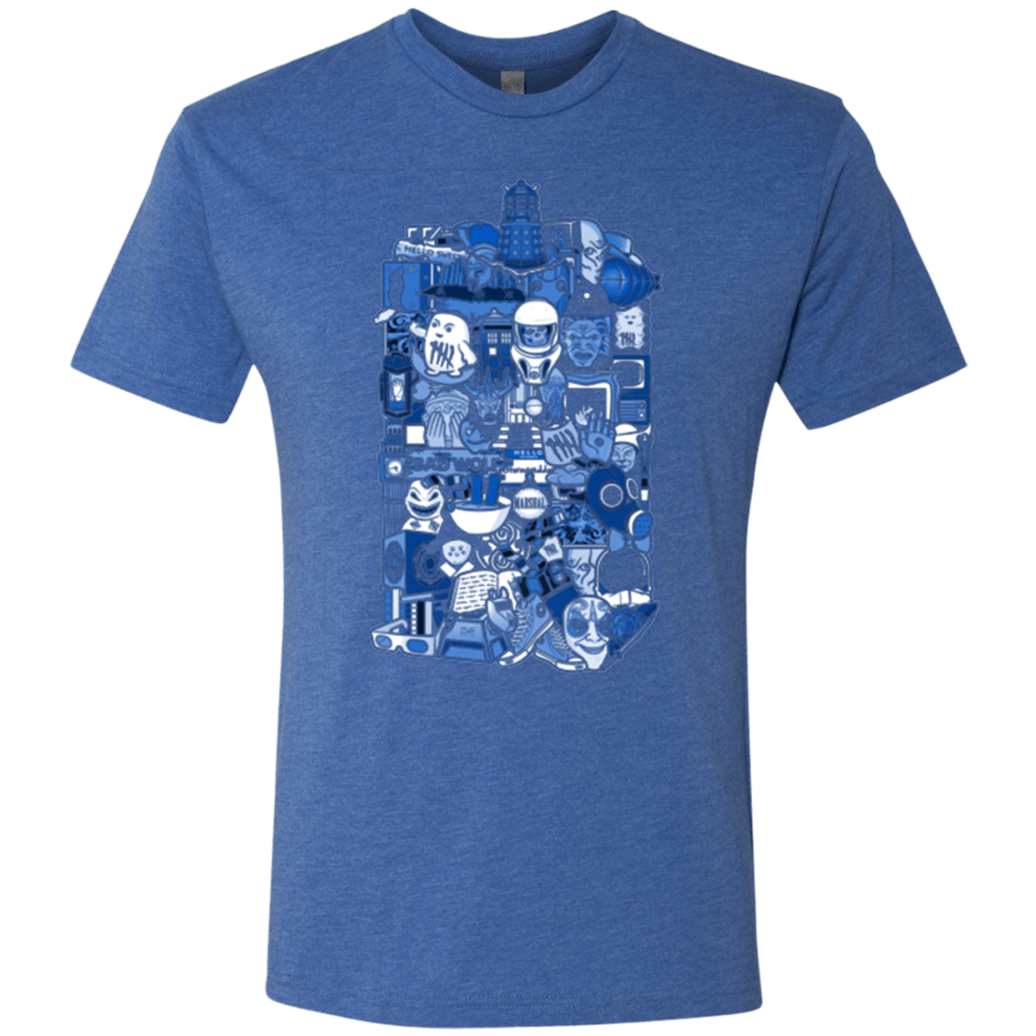 T-Shirts Vintage Royal / Small More On The Inside Men's Triblend T-Shirt