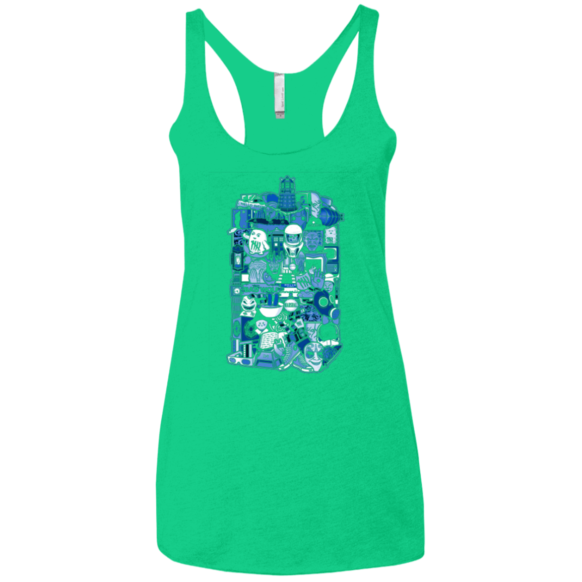 T-Shirts Envy / X-Small More On The Inside Women's Triblend Racerback Tank