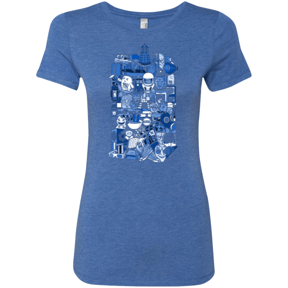 T-Shirts Vintage Royal / Small More On The Inside Women's Triblend T-Shirt