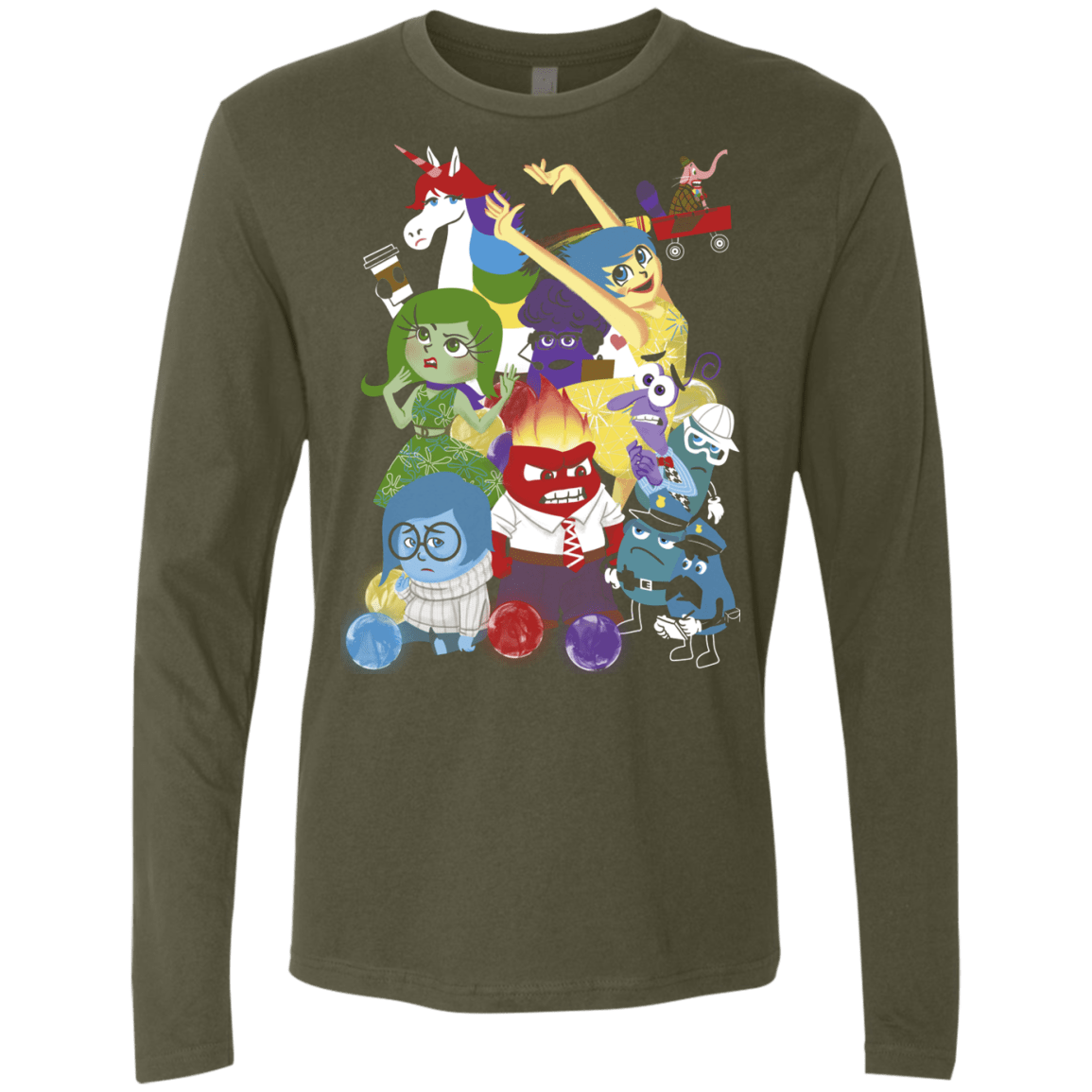 T-Shirts Military Green / Small More than a feeling Men's Premium Long Sleeve