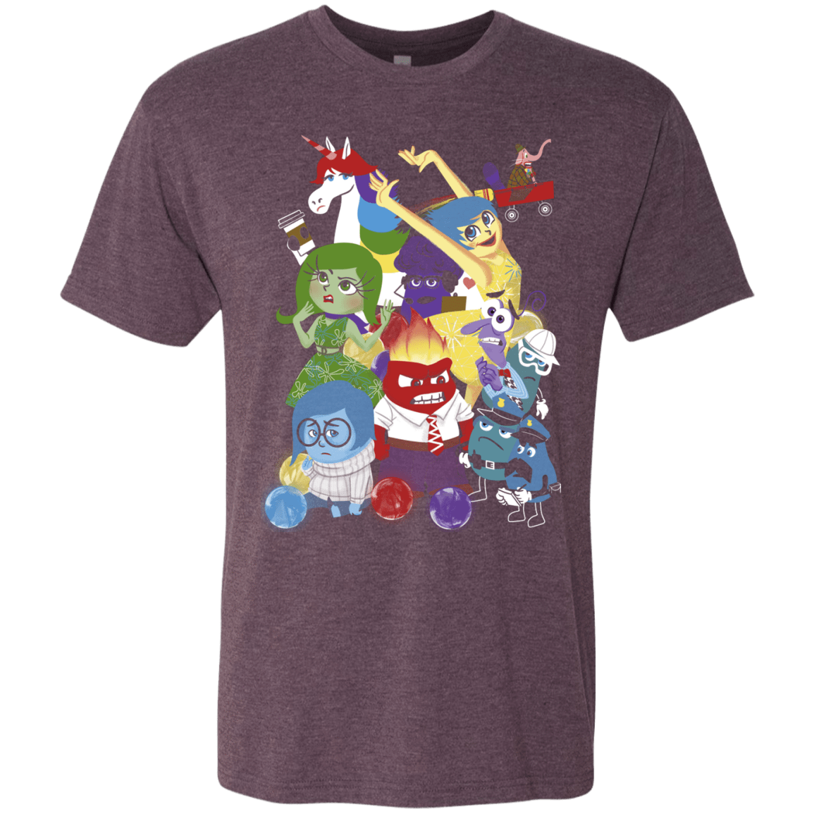 T-Shirts Vintage Purple / Small More than a feeling Men's Triblend T-Shirt