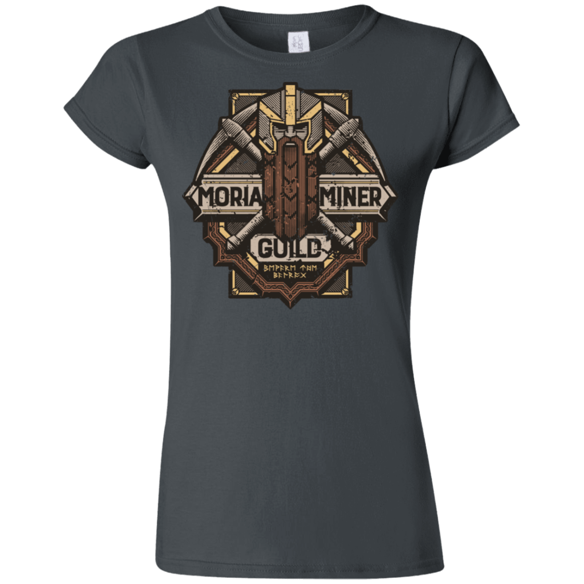 T-Shirts Charcoal / S Moria Miner Guild Junior Slimmer-Fit T-Shirt