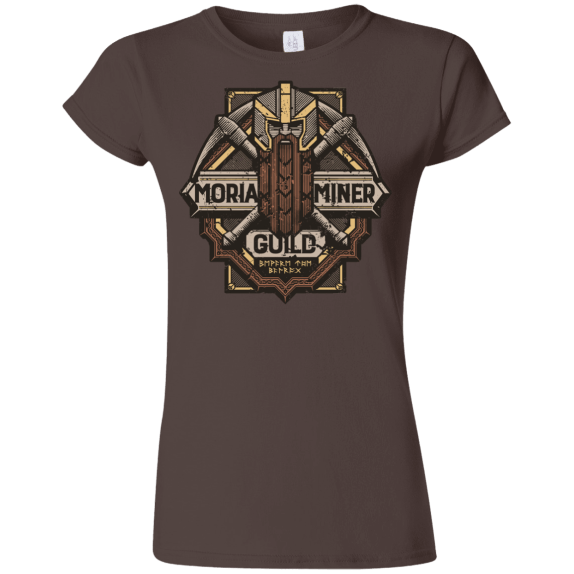 T-Shirts Dark Chocolate / S Moria Miner Guild Junior Slimmer-Fit T-Shirt