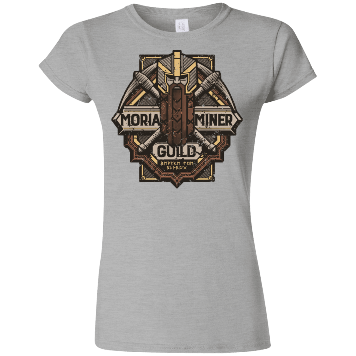 T-Shirts Sport Grey / S Moria Miner Guild Junior Slimmer-Fit T-Shirt