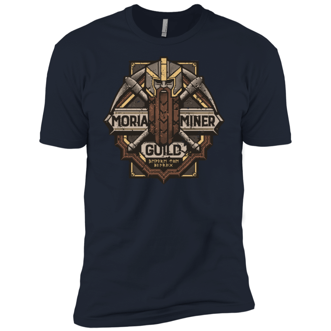 T-Shirts Midnight Navy / X-Small Moria Miner Guild Men's Premium T-Shirt