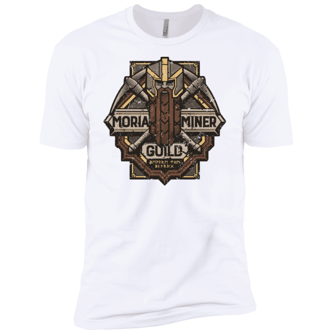 T-Shirts White / X-Small Moria Miner Guild Men's Premium T-Shirt