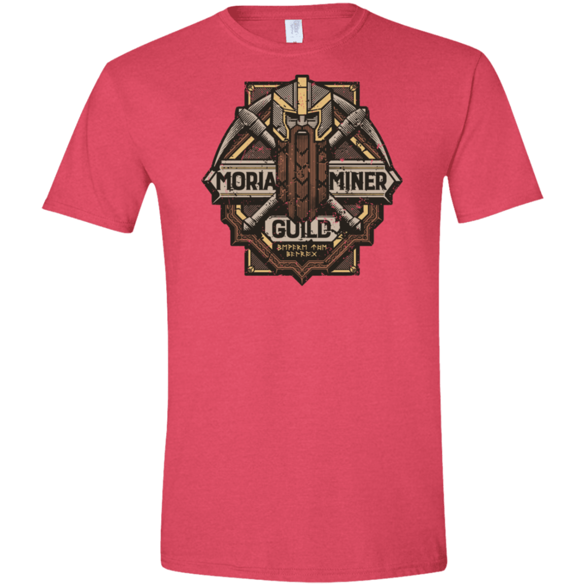 T-Shirts Heather Red / S Moria Miner Guild Men's Semi-Fitted Softstyle