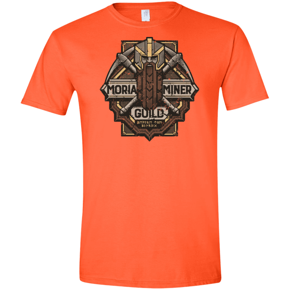 T-Shirts Orange / S Moria Miner Guild Men's Semi-Fitted Softstyle