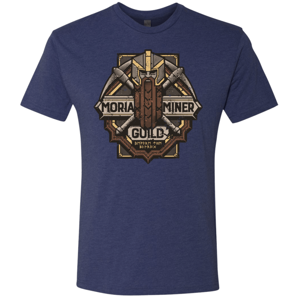 T-Shirts Vintage Navy / S Moria Miner Guild Men's Triblend T-Shirt