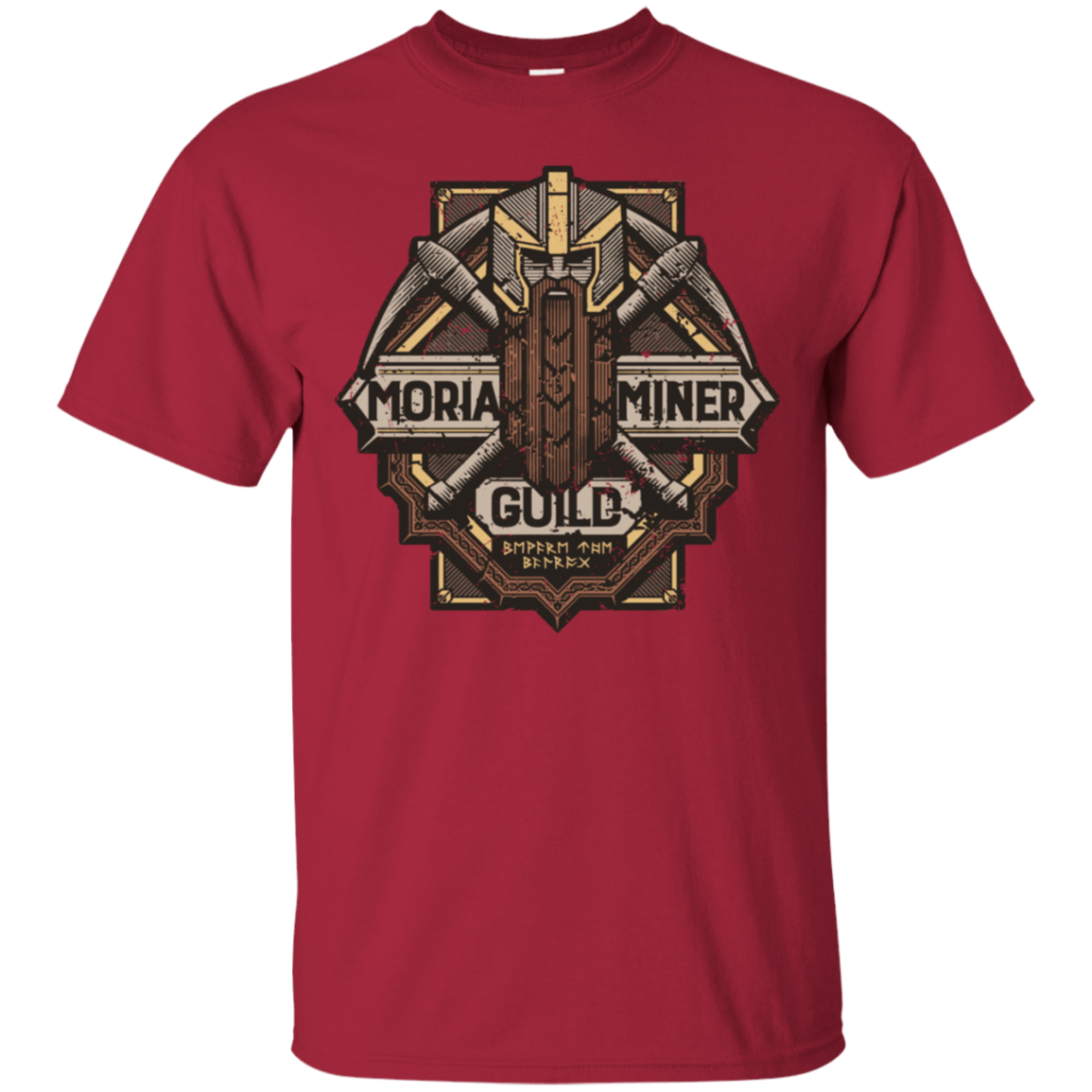 T-Shirts Cardinal / S Moria Miner Guild T-Shirt