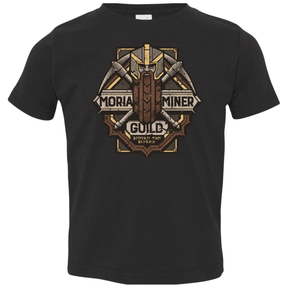T-Shirts Black / 2T Moria Miner Guild Toddler Premium T-Shirt